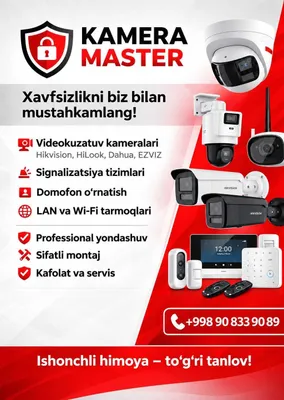 Xavfsizlik tizimlarini professional o‘rnatish 1