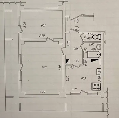2 xonali kvartira, 50 m2, Mirobod