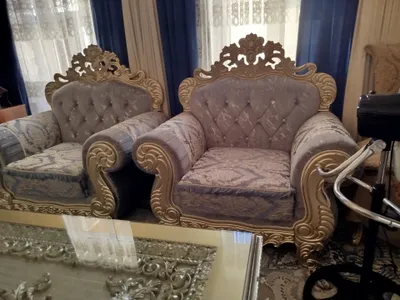 Mehmonxona uchun yumshoq kreslo va divan 1
