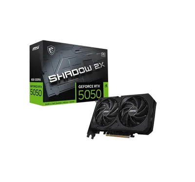 MSI GeForce RTX 5050 SHADOW 2X OC 8GB GDDR6 videokartasi 1