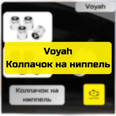 Колпачок на ниппель для Voyah от «Autocheck.Shop» 1