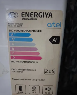 ARTEL muzlatkichi sotiladi 1