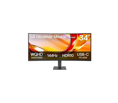 LG 34U640B-B 34" VA WQHD 144Hz monitori 1