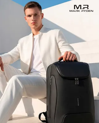 Ryukzak Mark Ryden MR9100 Bluetooth trekerli, ikki tomonlama TSA qulfi 1