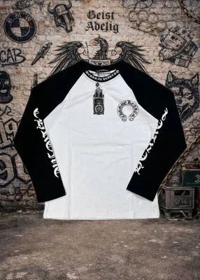 лонгслив Chrome hearts, хорошее качество + стиль