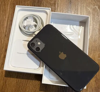 Iphone 11, 64 Gb, qora, karobka, ideal sotiladi 1