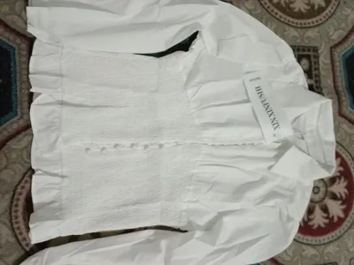 oq kofta maktab uchun kiyilmagan yangi 2
