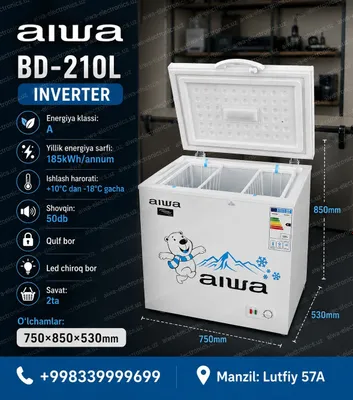 Aiwa sandiq muzlatkichi, ombordan ulgurji 1
