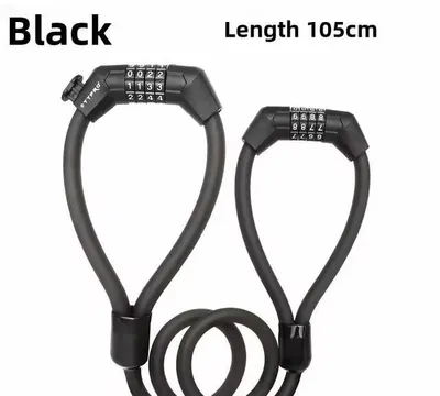 Velosiped va skuter uchun ishonchli TTPro Double Lock ikki tomonlama kodli qulf 1