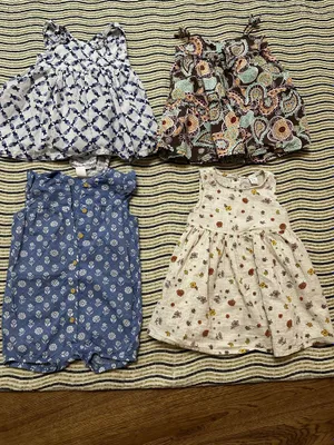 HM Old Navy Waikiki 86 sm bo‘yli qizlar uchun sarafan, pesho‘nik va ko‘ylak