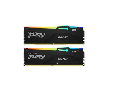 { Kingston FURY RGB 6000MHz DDR5 32GB (2x16GB) xotira moduli 1