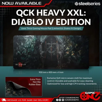 Original! Steelseries QcK Heavy XL Diablo gilami (o‘lchami 900×400×4 mm) 1