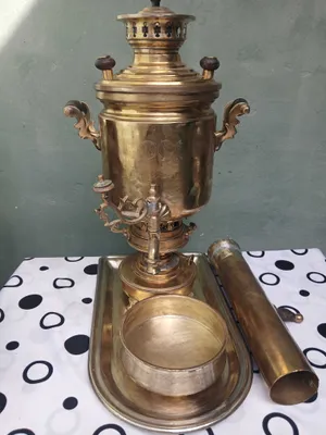 Самовар в комплекте 1900 год 1