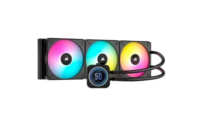 !Suyuqlikli sovutish tizimi Corsair iCUE H150i ELITE LCD XT 360mm | QQS bilan narx