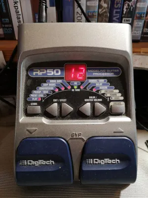DigiTech RP50 gitar effekt pedali, gitar protsessori 1