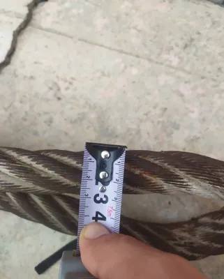 SSSR ishlab chiqarishidagi tortish yoki stropli tros sotiladi, 5 metr, diametri 3 sm 1