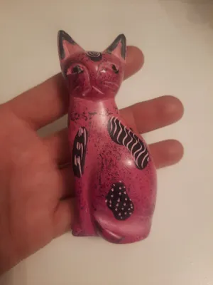 Котёнок, сделанный из камня, привезённого из Египта 1