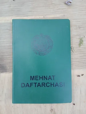 Трудовая книжка (Mehnat Daftarchasi) 1