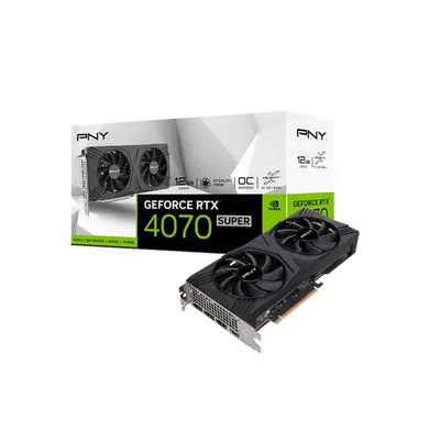 PNY DUAL STD RTX4070Super 12GB/128Bit GDDR6 videokartasi 1