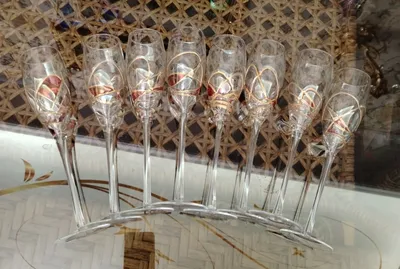 Фужеры 25,5см, рюмки 18см ЯПОНИЯ. 1