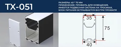 Профиля для освещения 1