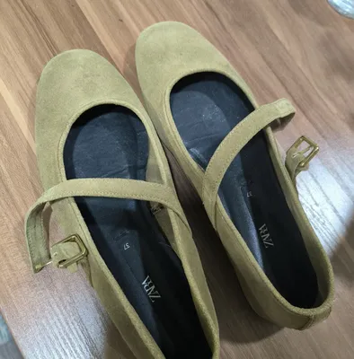 Балетки из натуральной замши от Zara 1
