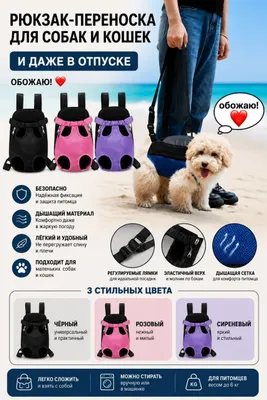 Продаются рюкзаки переноски для кошек и собак