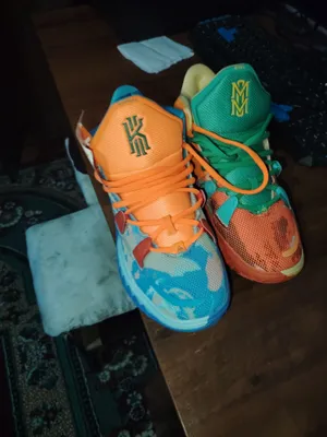 Nike Kyrie 5, оранжево-синие, размер 41 1