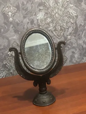 Винтажное медное зеркало 1