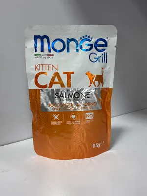 MONGE kitten mushuklar uchun ozuqa