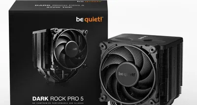 be quiet! Dark Rock Pro 5 minorali sovutgichi. Yangi. 7 ta issiqlik trubkasi