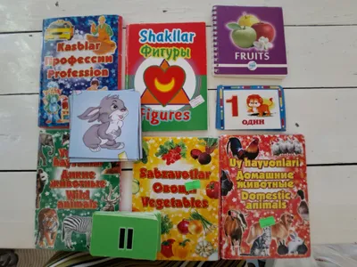 Bolalar rivoji uchun kichkintoylarga kitobchalar