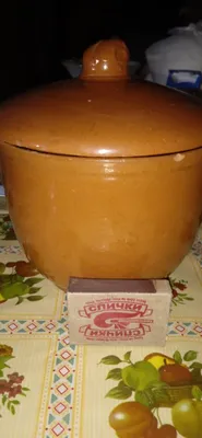 Глиняный горшочек новый 1