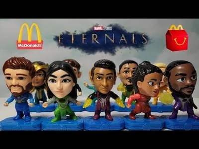 Игрушки-фигурки Marvel из Happy Meal McDonald’s 1