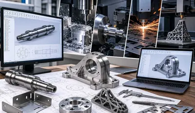 ЧПУ станках 3D печать Токарно фрезерная обработка ЧПУ CNC 2д 3д сталь