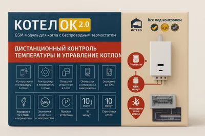 Котелок GSM устройсво управдения котлом 1