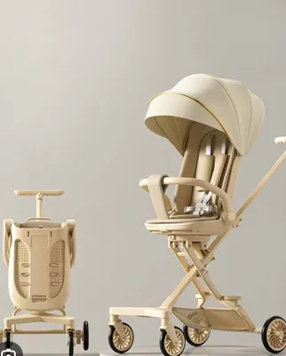 Новая коляска-дрон, удобная, легко складывается