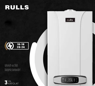 Rulls 16 kVt ikki konturli gaz qozoni, ulgurji 1