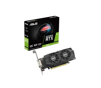 ASUS GeForce RTX 3050 6GB GDDR6 videokartasi 1