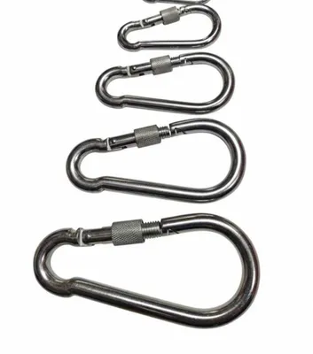 Alpinizm uchun karabinlar, o‘lchamlari 4 mm dan 14 mm gacha 1