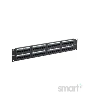 Патч-панель 19", 2U, 48 порта RJ45, категория 5e, KRONE IDC