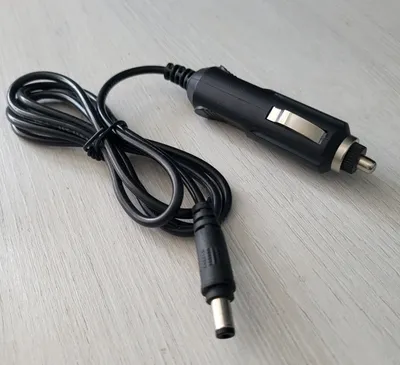 12V sigaret tutatgichidan quvvat kabeli (DC 5.5x2.1 mm vilka)