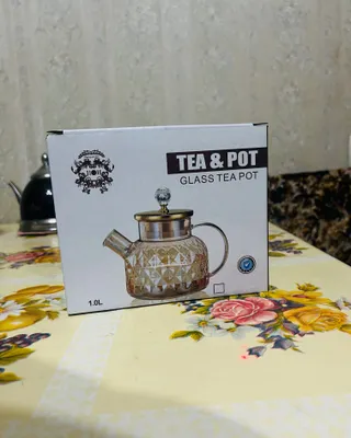 Заварочный стеклянный чайник Tea&Pot 1 л новый 1