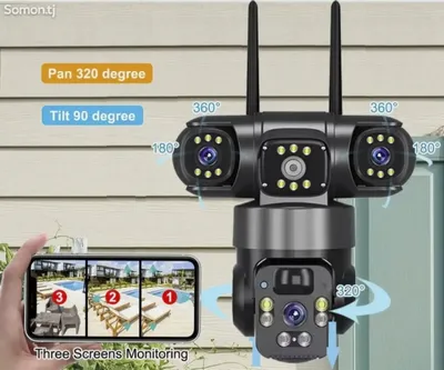 Уличная IP Wi‑Fi камера видеонаблюдения V380 PRO SC28‑W