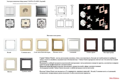 (Legrand) Valena Classic Розетки и выключатели 1