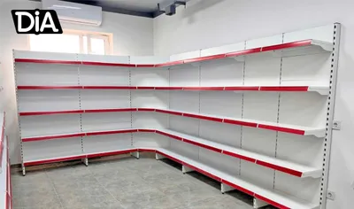 Металлический стеллаж, торговая витрина, полка, прочный 1