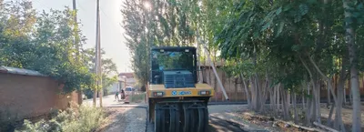 Услуги катка в Андижане и уплотнение асфальта 1
