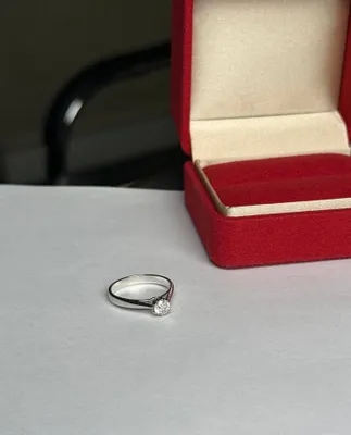 NEW Кольцо с бриллиантом 0,36 ct. 1
