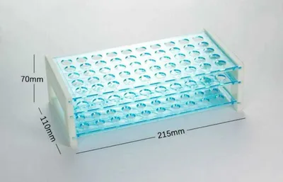 Probirkalar uchun laboratoriya shtativi (50 o‘rinli)