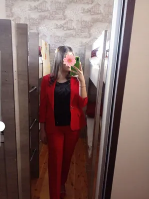 kostyum bryuk sochniy qizil rangda 1